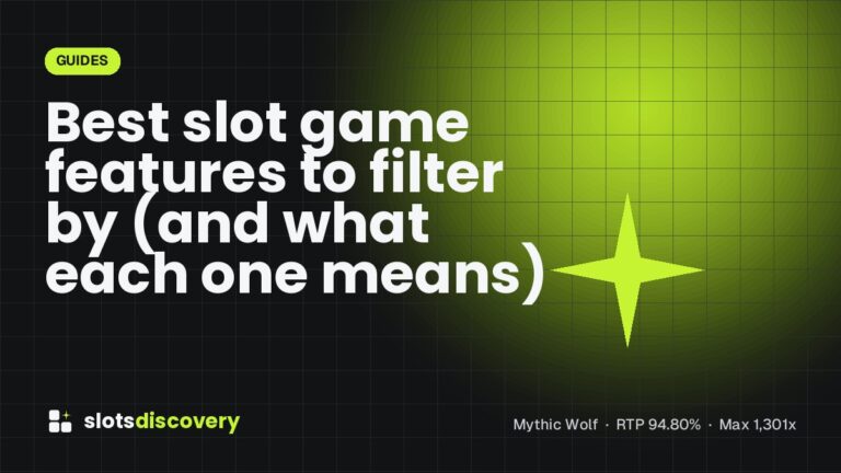 Best slot game features to filter by (and what each one means)